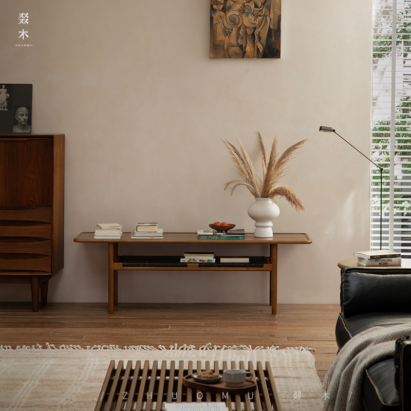 叕木中古复古风设计师茶几