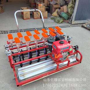 手推式上海青菠菜播种机 谷子高粱施肥播种机 荠菜大头菜点播机