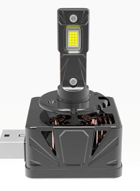 LED汽车大灯D3S直插式D1S原车D2S/R/H前照氙气灯泡D4S/R/H改装D8S