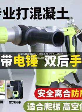 阿虎背带电锤电镐大功率重型多功能冲击钻混凝土两用工业电动工具