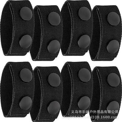 跨境爆款户外战术腰带固定扣尼龙调节织带介子执勤装备四合扣环