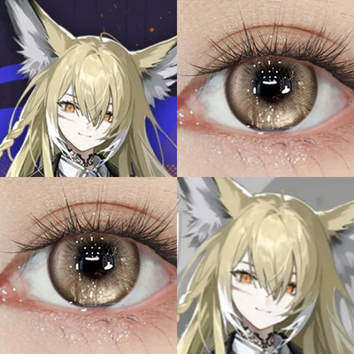 忍冬cos美瞳半年抛明日方舟大直径显色彩色隐形眼镜漫展旗舰9st