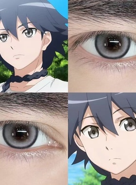 白月初cos灰色美瞳爆款系列水润隐形眼镜男女款正品不伤眼ZST