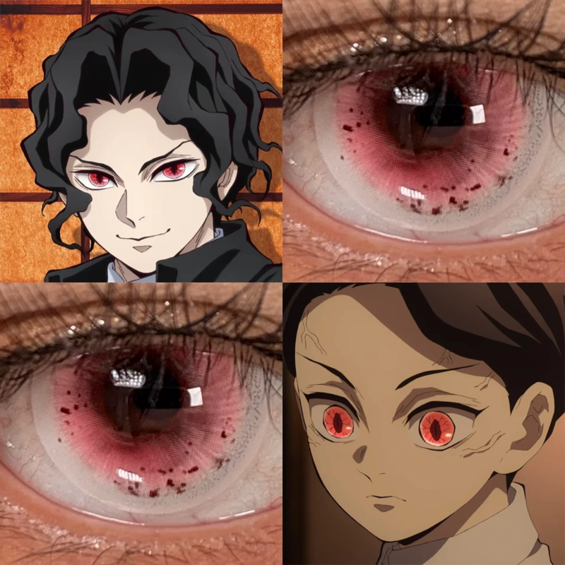 鬼舞辻无惨COS美瞳日抛