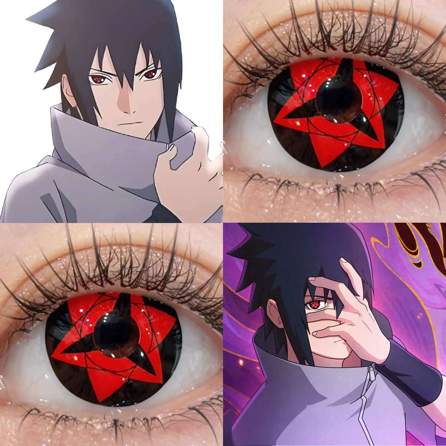 火影忍者美瞳cos日半年抛宇智波佐助卡卡西大蛇丸宇智波鼬栋bs