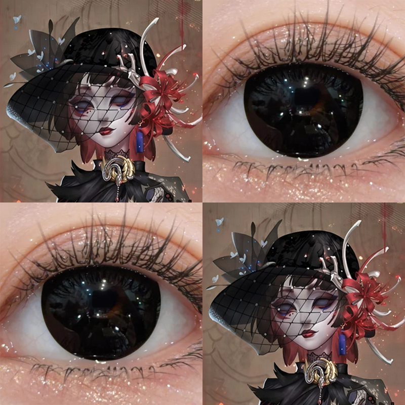 红蝶万圣金美人相cos美瞳半年抛第五人格大直径隐形眼镜漫展3tb