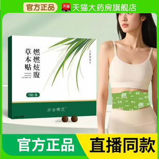 艾上山野草本贴直播同款 燃燃炫腹草本贴官方旗舰店正品 瘦3BC