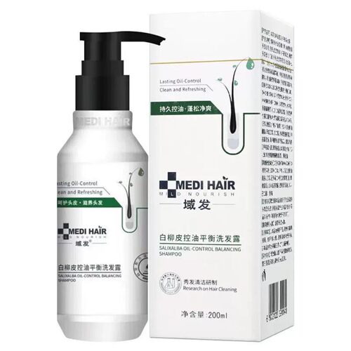 域发白柳皮控油蓬松洗发水