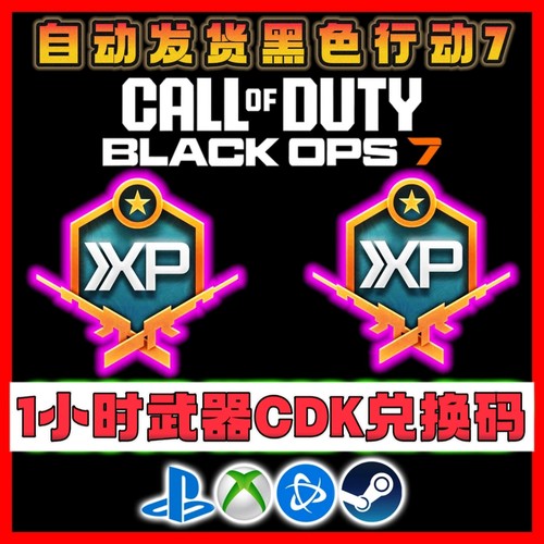 使命召唤黑色行动7双倍武器经验CDK1小时兑换码COD22武器升级自动