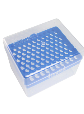 移液器移液吸头盒 tip头盒 10ul 200UL 300ul 1000ul 1250UL 5ml 10ml 蓝色 96孔 60孔 100孔 白色