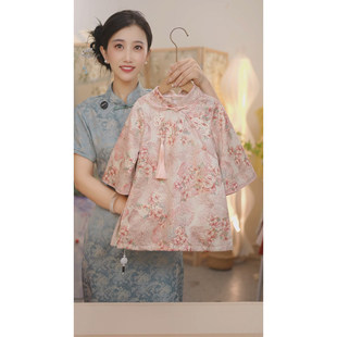 现货【芷若】SC592女童2025新中式秋季新款流苏长袖国风旗袍裙