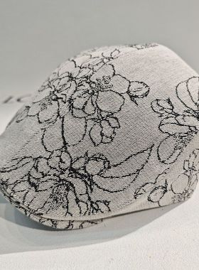 2025新款帽子女时尚潮流前进帽百搭鸭舌贝雷帽英伦文艺气质画家帽