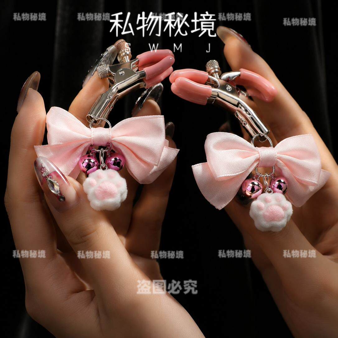 私物秘境蝴蝶结猫爪夹夹