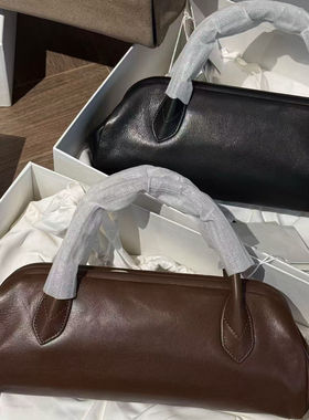 THREE新品网红同款时尚百搭托特极简夹子休闲小众设计手提包包