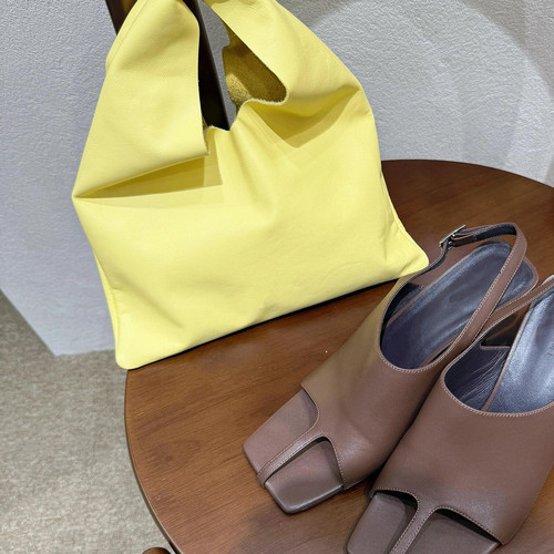 时尚百搭极简撞色设计凹造型手提