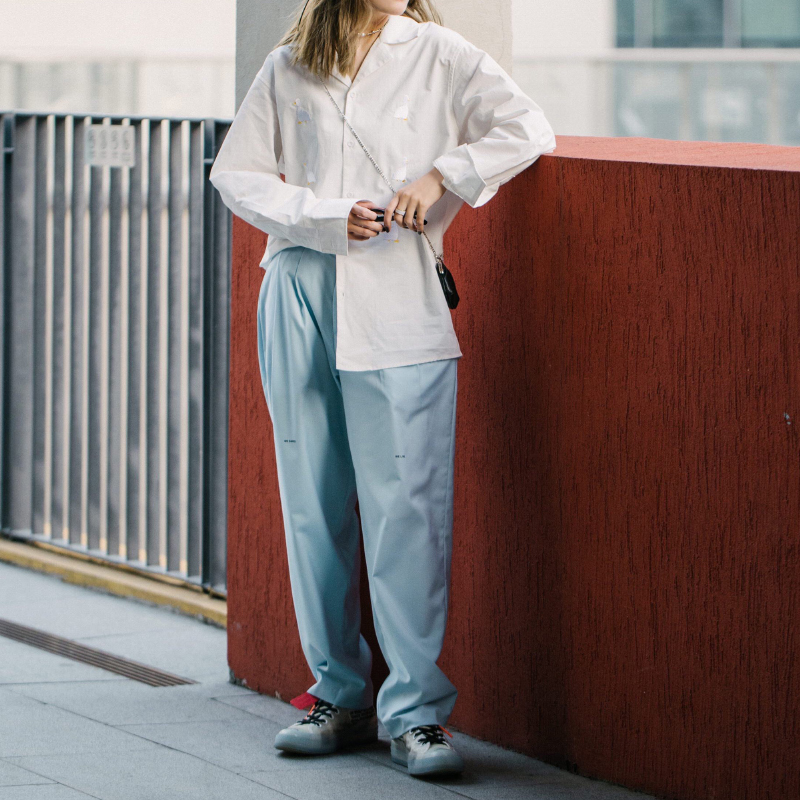 Roaringwild西裤咆哮野兽水蓝色