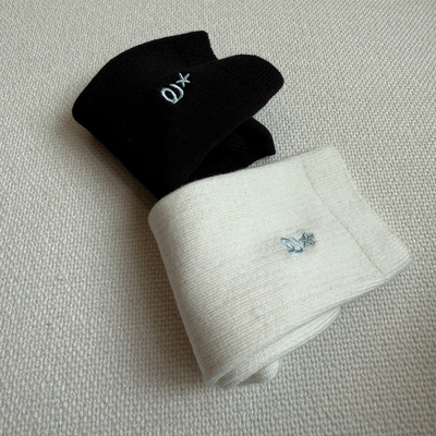 Roaringwild 咆哮野兽  黑色/白色徽标长袜