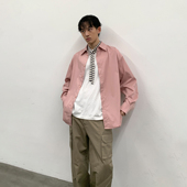 衬衫 arch roaringwild 咆哮野兽 粉色松弛廓形长袖 24秋冬新品