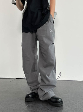 roaringwild a arch 咆哮野兽 灰色抽绳伞兵裤