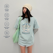 arch 咆哮野兽绿色印花凉感防晒上衣美式 roaringwild 短袖 T恤男