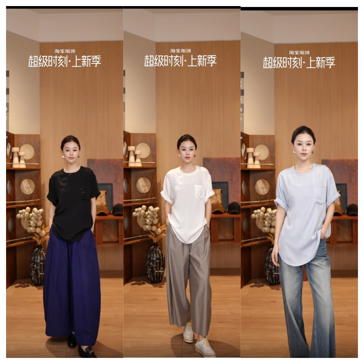 诗洁Sj-HCAZ1CX10664重磅真丝弹力缎半袖【试穿S衣长70】@