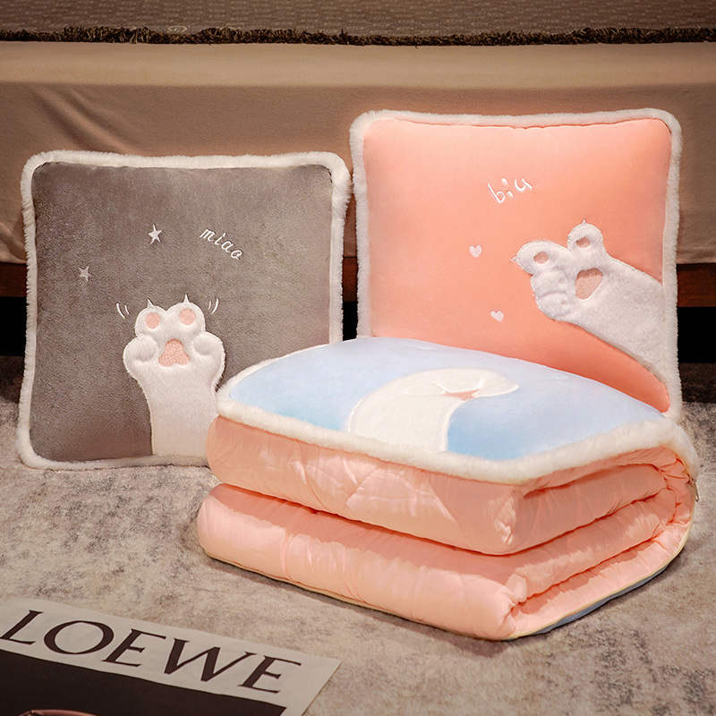 翼兰抱枕被子两用二合一