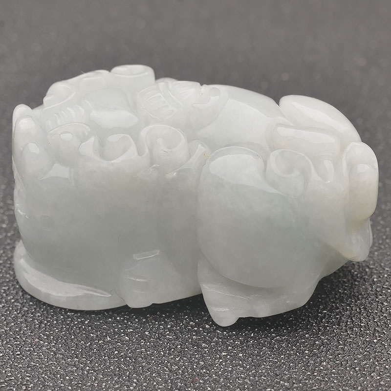 缅甸翡翠貔貅吊坠天然A货