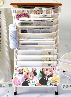 间谍过家家周边挂书袋课桌收纳袋初中高中生书立书本大容量挂书袋