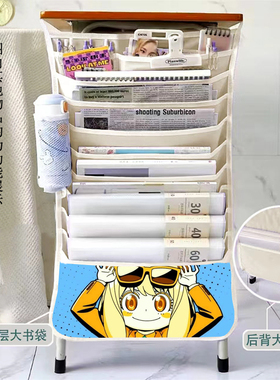 间谍过家家周边挂书袋课桌收纳袋初中高中生书立书本大容量挂书袋