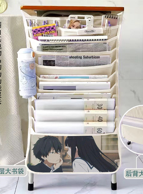 冰菓同款周边挂书袋多功能课桌男女收纳袋神器学生大容量挂书袋