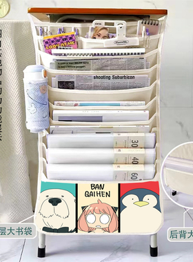 间谍过家家周边挂书袋课桌收纳袋初中高中生书立书本大容量挂书袋