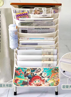 间谍过家家周边挂书袋课桌收纳袋初中高中生书立书本大容量挂书袋
