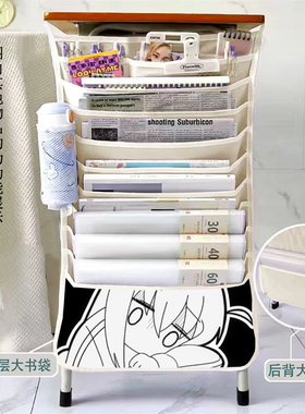 孤独摇滚周边同款挂书袋多功能课桌收纳袋神器学生大容量挂袋男女