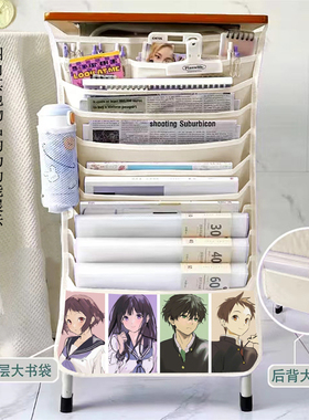 冰菓同款周边挂书袋多功能课桌男女收纳袋神器学生大容量挂书袋