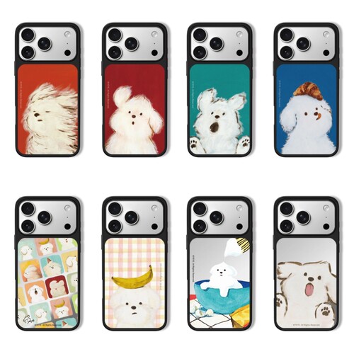 YEE潦草小狗手机壳磁吸Magsfae适用iPhone17promax苹果16/15PM/14plus/13/12防摔硬壳