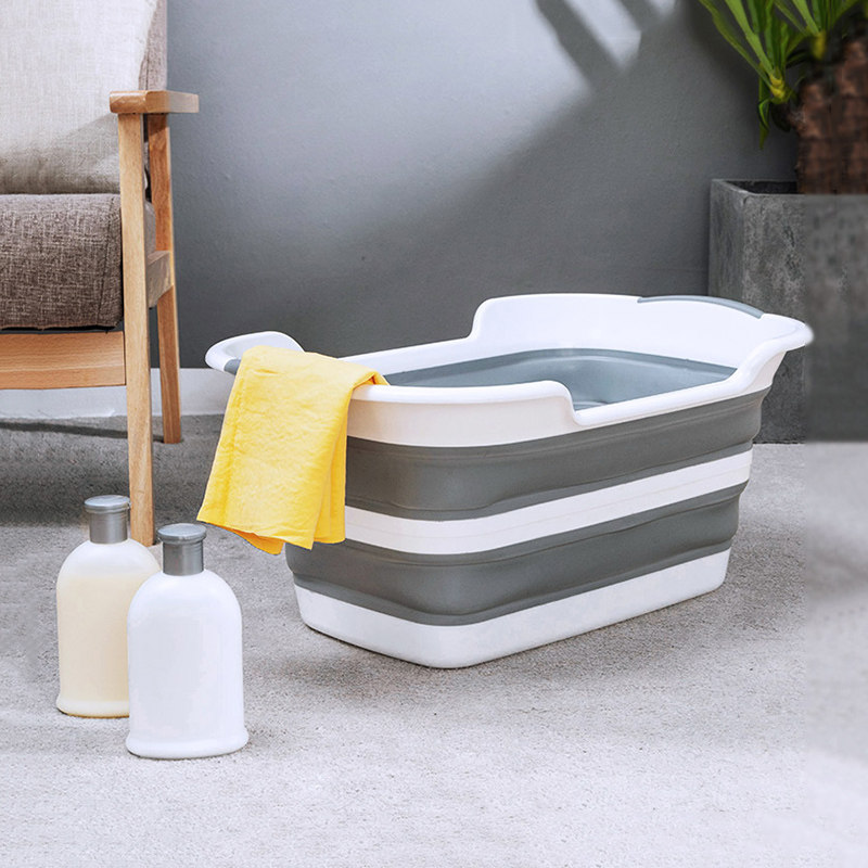 portable bathtub baby shower bath tub non slip foot bucket