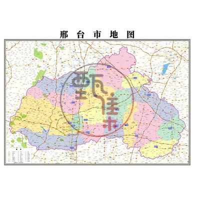 不清晰可退新版邢台市地图办公室