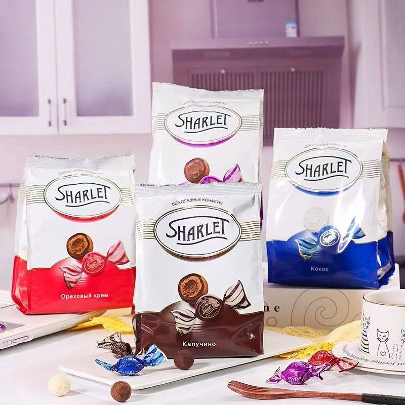 涅夫斯基牌SHARLET迷你糖果俄罗斯进口巧克力脆皮夹心糖喜糖