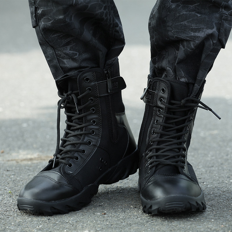 Bottes militaires pour homme - amortissement - Ref 1402569 Image 4