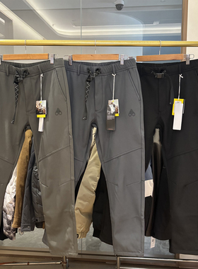 加拿大剪刀系列！冲峰软壳！冬季加绒男士户外三防直筒保暖休闲裤