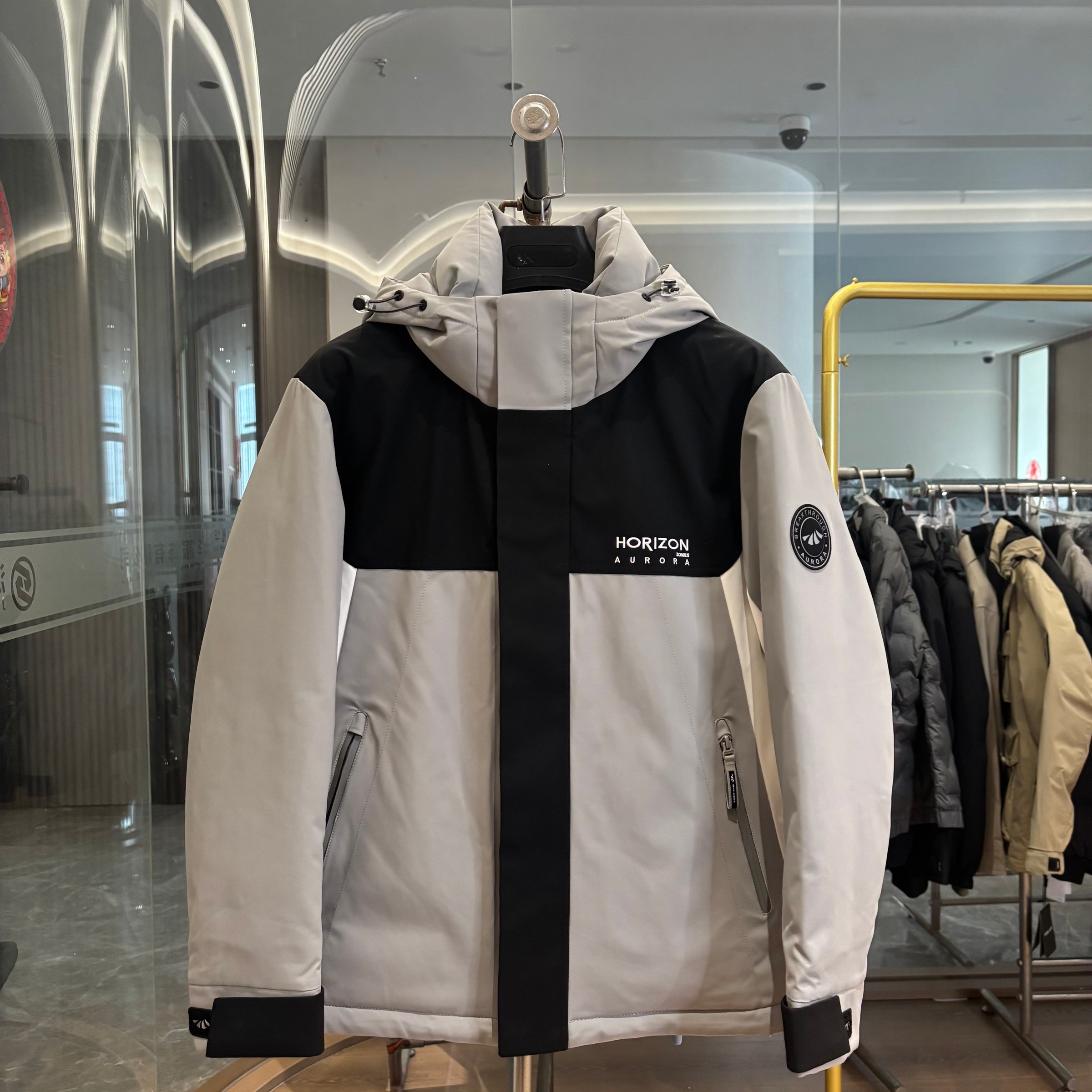 【H家】极光鹅绒！三防面料！冬季加厚时尚休闲连帽保暖羽绒服男,男装,羽绒服,淘宝优惠券,粉丝福利购,淘宝优惠卷