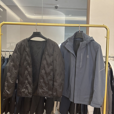 H家户外冲锋保暖防风羽绒服外套