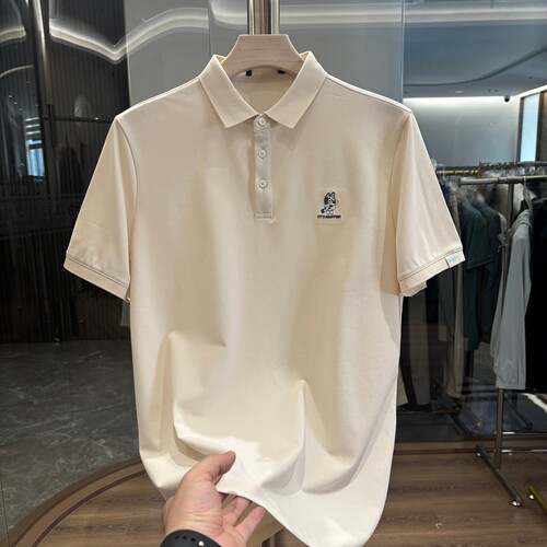 【H家】冰爽棉！联名卡通刺绣！夏季新款男士时尚休闲短袖POLO衫