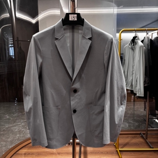 H系 男士 高端无痕压胶 春夏薄款 商务休闲抗皱西服 弹力透气