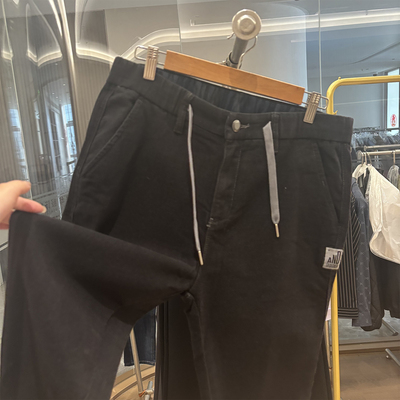 H家直筒修身弹力休闲九分牛仔裤