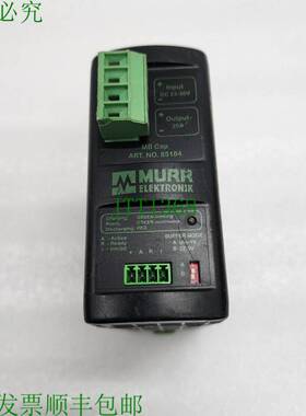 原装供应MURR ELEKTRONIK MB 帽子 20/24 维护减震器继电器 85184