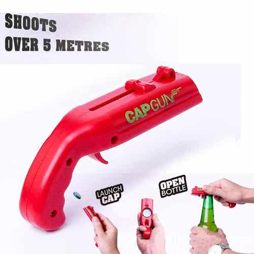 抖音同款CAP GUN手枪弹射开瓶器啤酒发射启瓶器 恶搞创意玩具礼物|ruв категории посуда, до дна/бокал/вино, открывалка - от Buy2taobao.com для оказания профессиональной услуги покупки агента Taobao