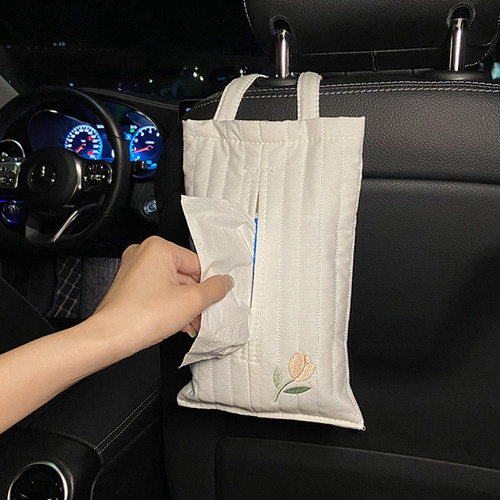 郁金香汽车纸巾盒-万车酷