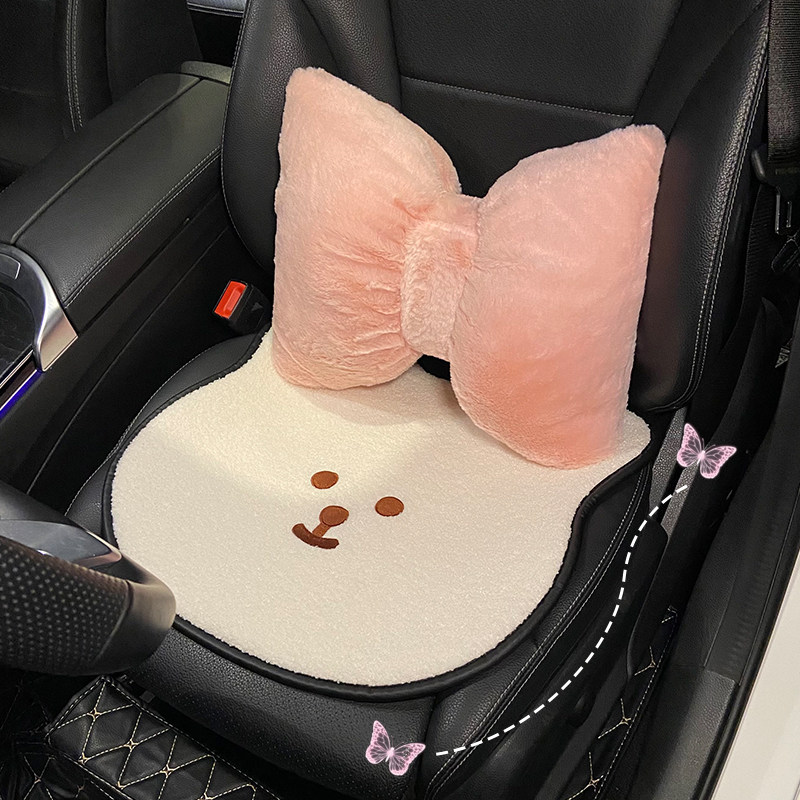 汽车坐垫冬季毛绒单片车载腰靠护腰车用靠背冬天保暖车内装饰女神,汽车用品/电子/清洗/改装,通用座套/座垫,淘宝优惠券,粉丝福利购,淘宝优惠卷