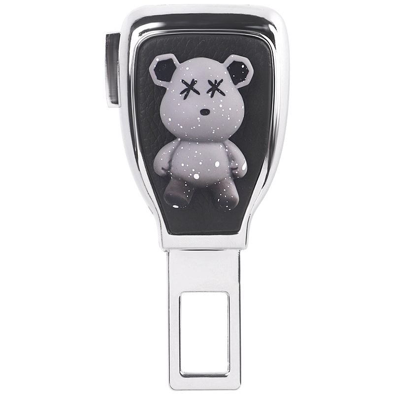 汽车安全插带卡口固定插头可爱卡通高级车载后排限位器接头延长器